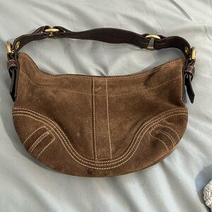 Coach Suede Handbag